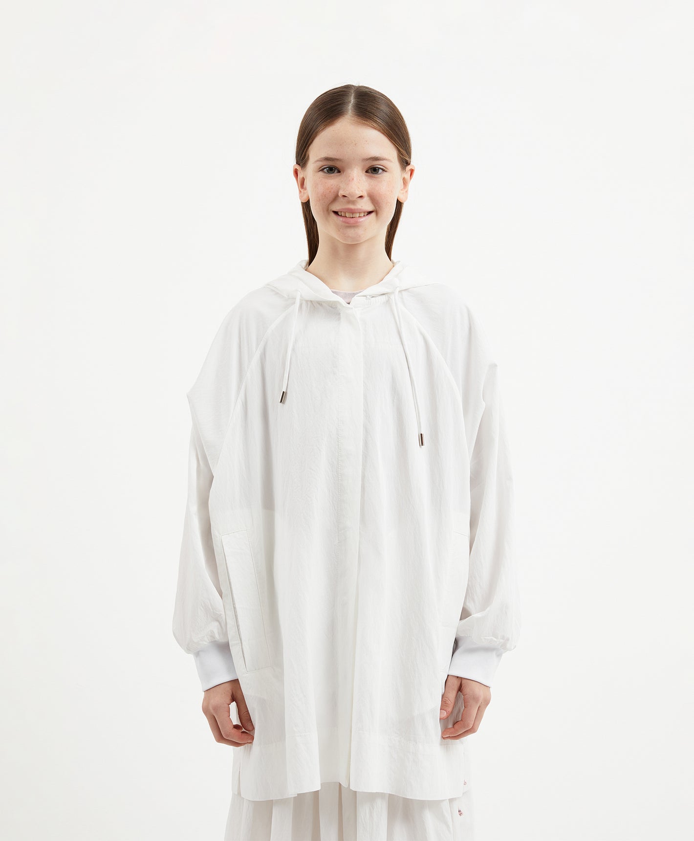 Gulliver White Windbreaker for Girl Junior-Ballet