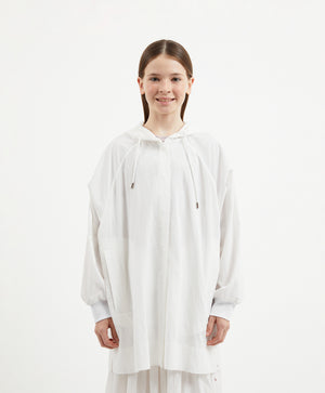 Gulliver White Windbreaker for Girl Junior-Ballet