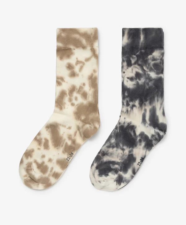 Gulliver  Multicolor High Socks with Vintage Print 2-Pair Set for Boy Junior-Decoupage