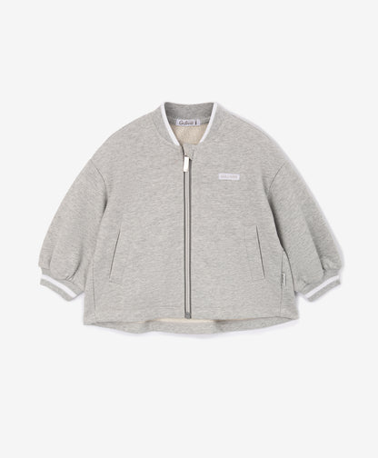 Gulliver Gray Lurex-Infused Sweatshirt for Baby Girls