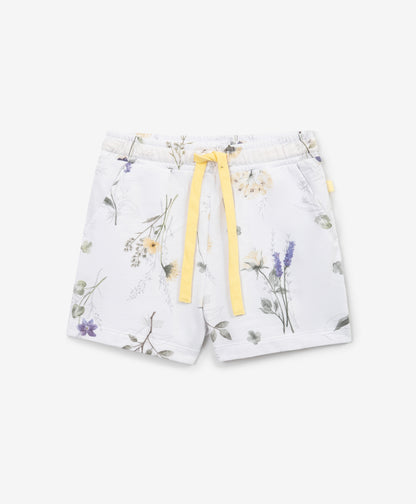 Gulliver White Shorts for Girl Baby-Buttercups