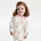 Gulliver Hoodie Milky color for Girls Baby-Carousel