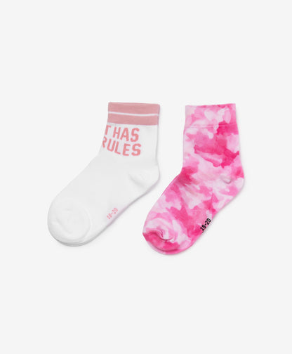 Gulliver Pink, white Socks set of 2 pairs for Girl