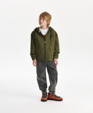 Gulliver Hoodie Khaki for Boys Junior - Viaduct