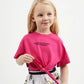 Gulliver Cropped Short-Sleeve T-Shirt with Front Knot for Girl Mini-Smoothie