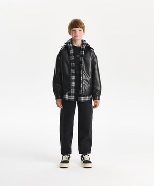 Gulliver Jacket Black for Boys Junior-Printer
