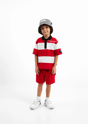 Gulliver Red Knit Shorts for Boy Mini-Lighthouse