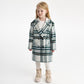 Gulliver Demi-season coat Sea wave color for Girls Mini - Polar Owl