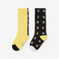 Gulliver Socks, set of 2 pairs Yellow, black for Girls Mini - Baccara