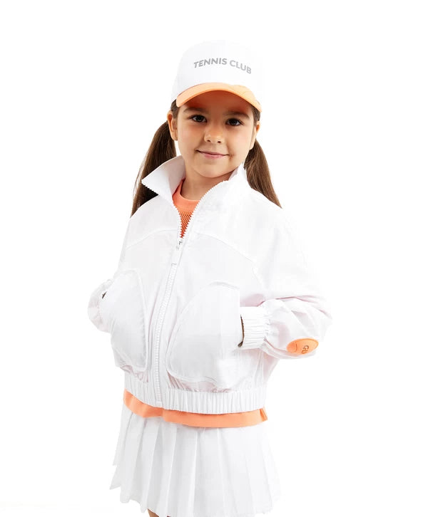 Gulliver  Poplin Windbreaker with Stand-Up Collar for Girl Mini-Court