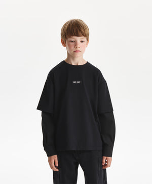 Gulliver Long sleeve t-shirt Black for Boys Junior - Printer