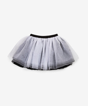 Gulliver White Mesh Skirt for Girls