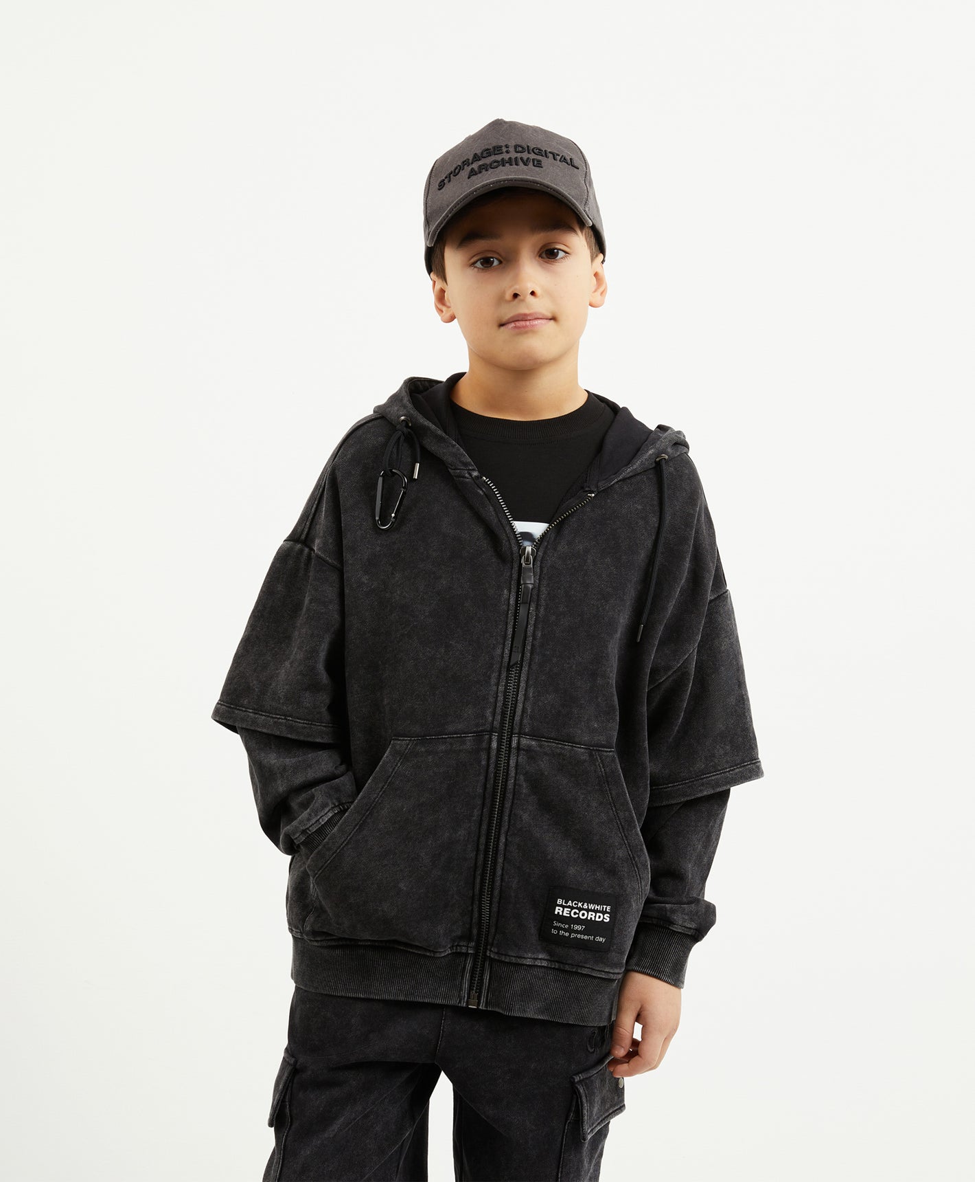 Gulliver Gray Hoodies for Boy Junior-Matrix