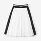 Gulliver White Pleated A-Line Skirts for Girl Junior-Hot heart
