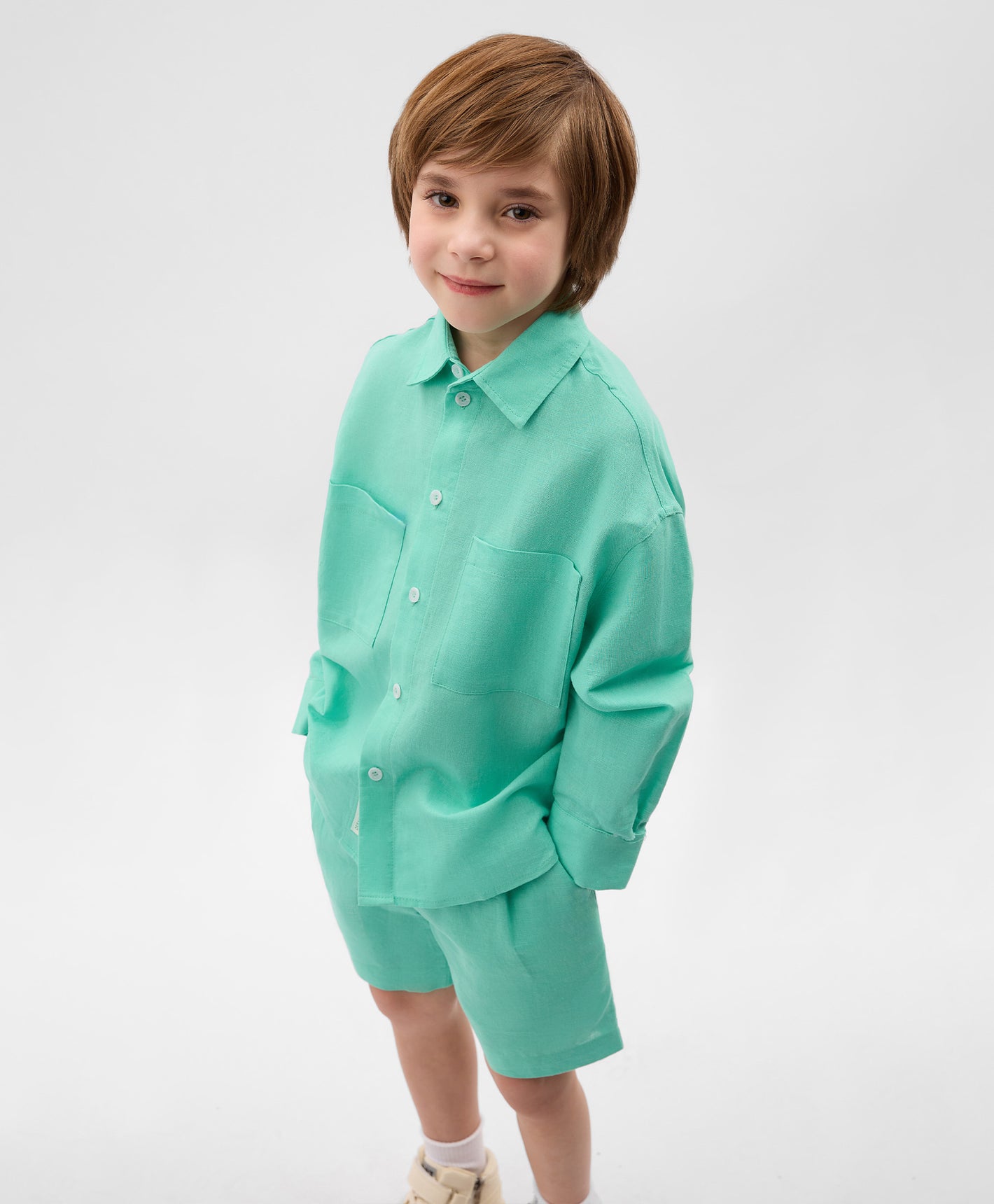 Gulliver Menthol Long sleeve shirt for Boy