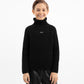 Gulliver Black Knit Turtleneck for Boys.