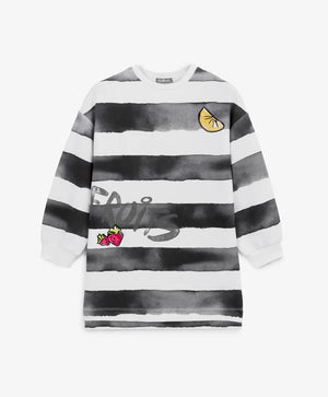 Gulliver Multicolor Striped Knit Dress Relaxed Fit for Girl Mini-Smoothie