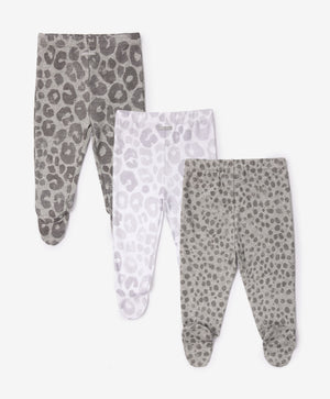 Gulliver Newborn trousers, set of 3 pairs Gray for Unisex - Snow Leopard