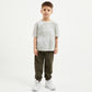 Gulliver Khaki Jogger Pants with Light Wash Effect for Boy Mini-Expedition
