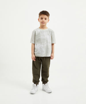 Gulliver Khaki Jogger Pants with Light Wash Effect for Boy Mini-Expedition