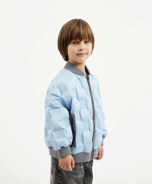 Gulliver Light Blue Quilted Insulated Jacket for Boy MIni-Pixels