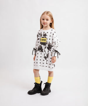 Gulliver Dress White for Girls Mini - Baccara