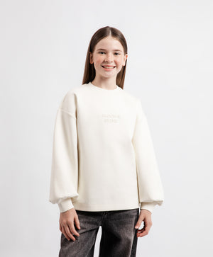 Gulliver Sweatshirt Milky color for Girls Junior - Monet