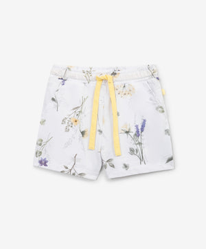 Gulliver White Shorts for Girl Baby-Buttercups