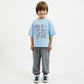 Gulliver Gray French Terry Jogger Pants for Boy Mini-Pixels