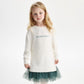 Gulliver Dress Milky color for Girls Mini-Polar Owl