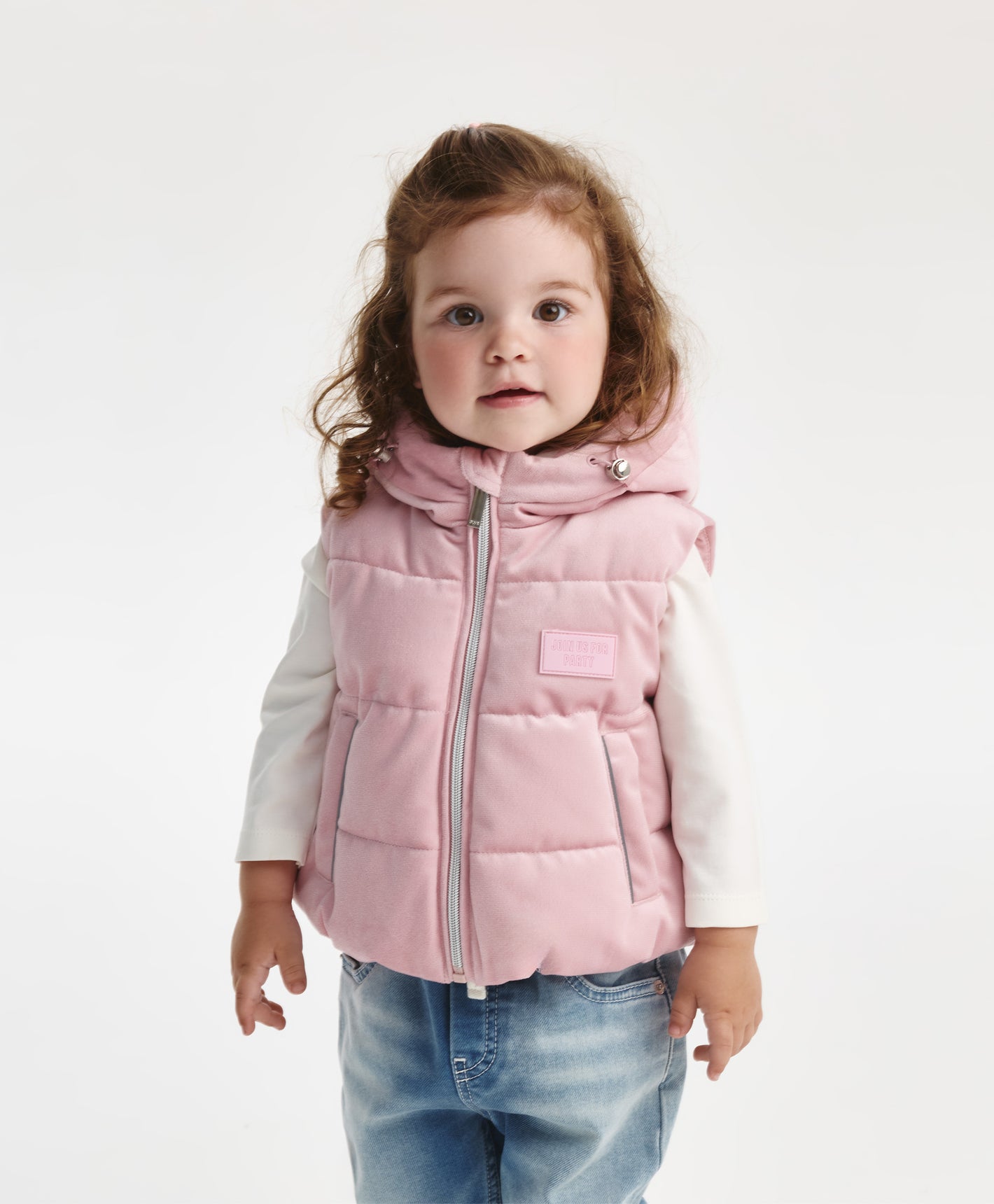 Gulliver Puffer vest Pink for Girls Baby-Carousel