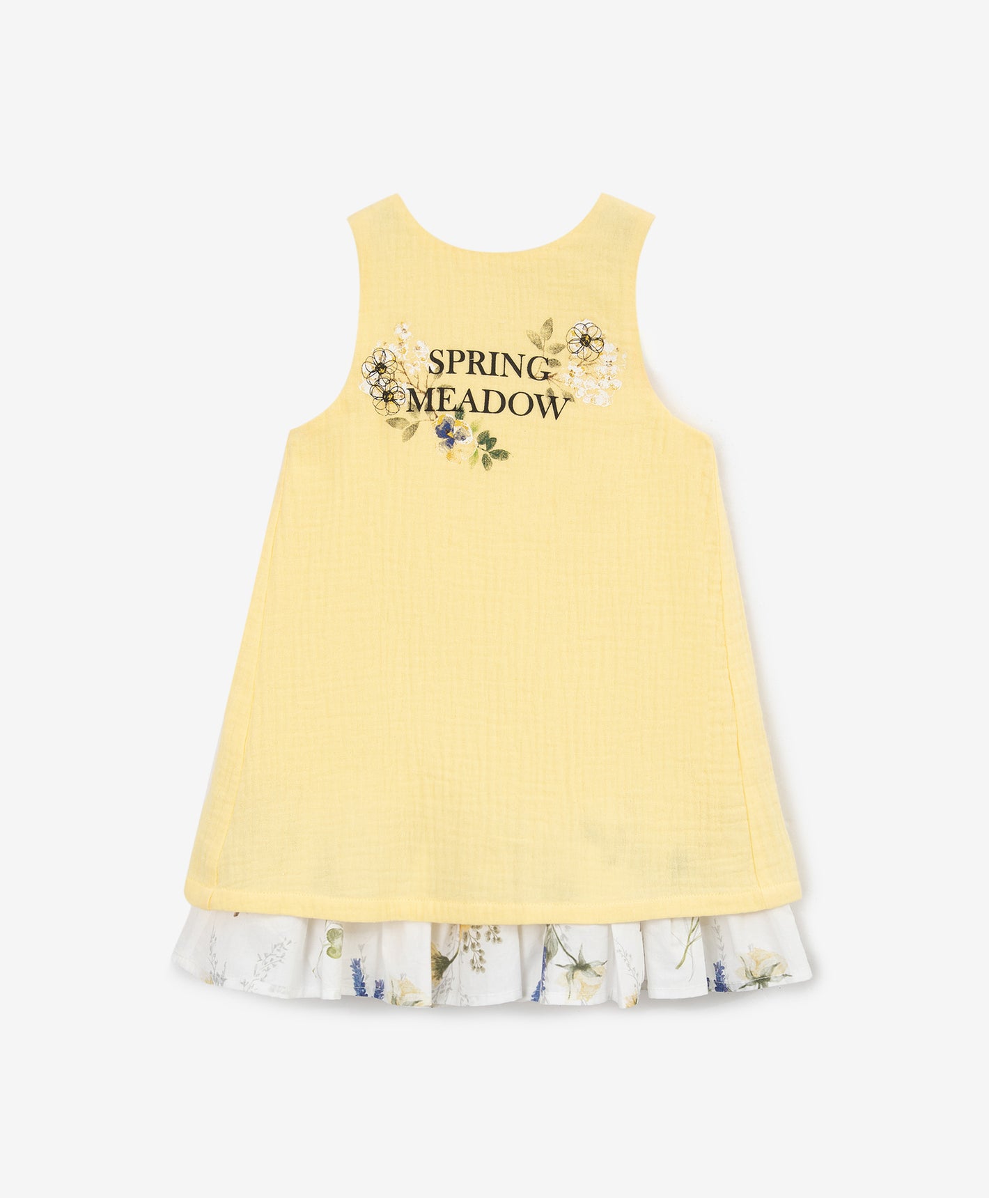 Gulliver Yellow Dress for Girl Baby-Buttercups
