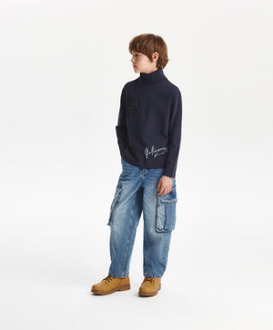 Gulliver Jeans Blue for Boys Junior-College