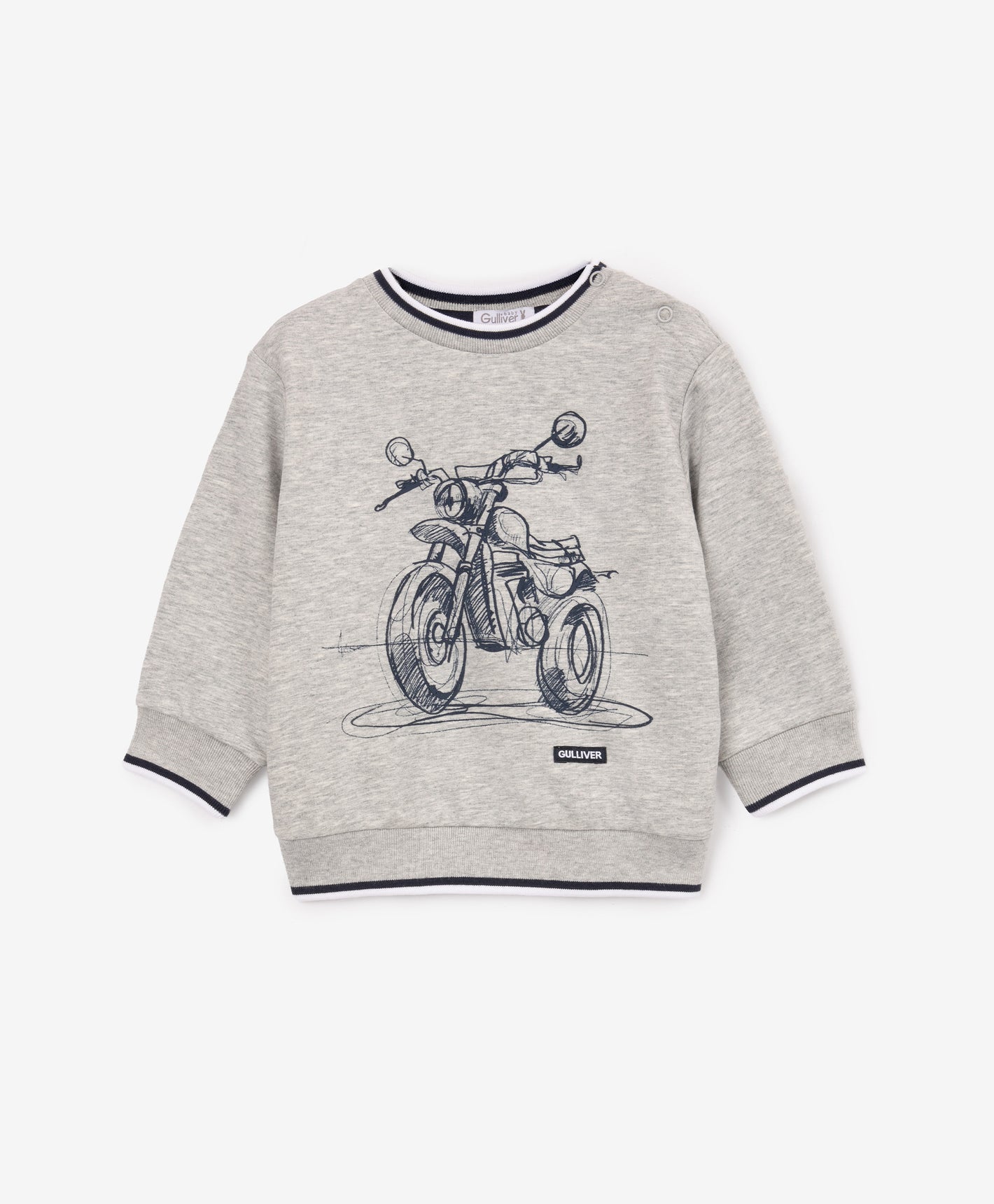 Gulliver Gray Sweatshirts for Boy Baby-Highway
