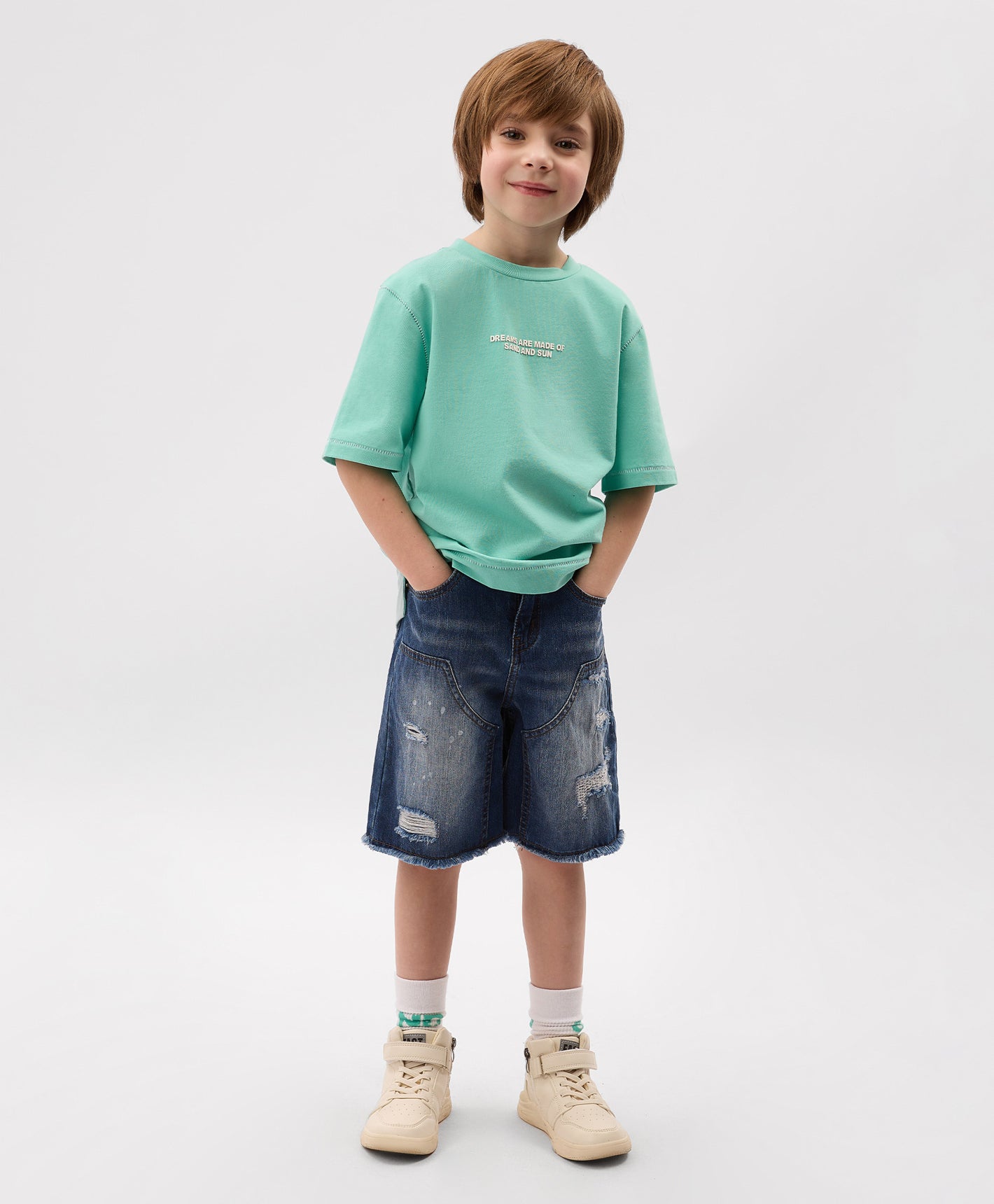 Gulliver Blue Denim shorts for Boy