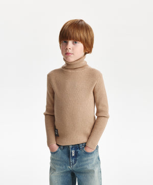 Gulliver Turtleneck Beige for Boys Mini - Layout