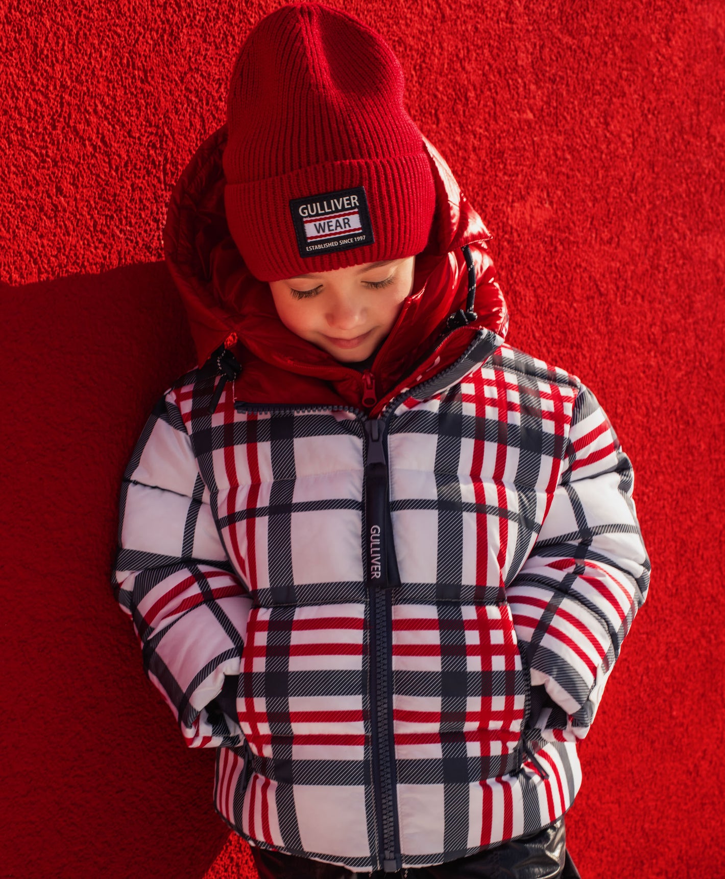 Gulliver White, red Jacket for Girls