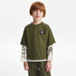 Gulliver Long sleeve t-shirt Khaki for Boys Mini - Layout