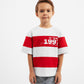 Gulliver White,Red Short Sleeve T-shirt for Boy Mini-Lighthouse
