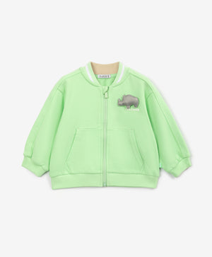 Gulliver Light Green Sweatshirts for Boy Baby-Africa