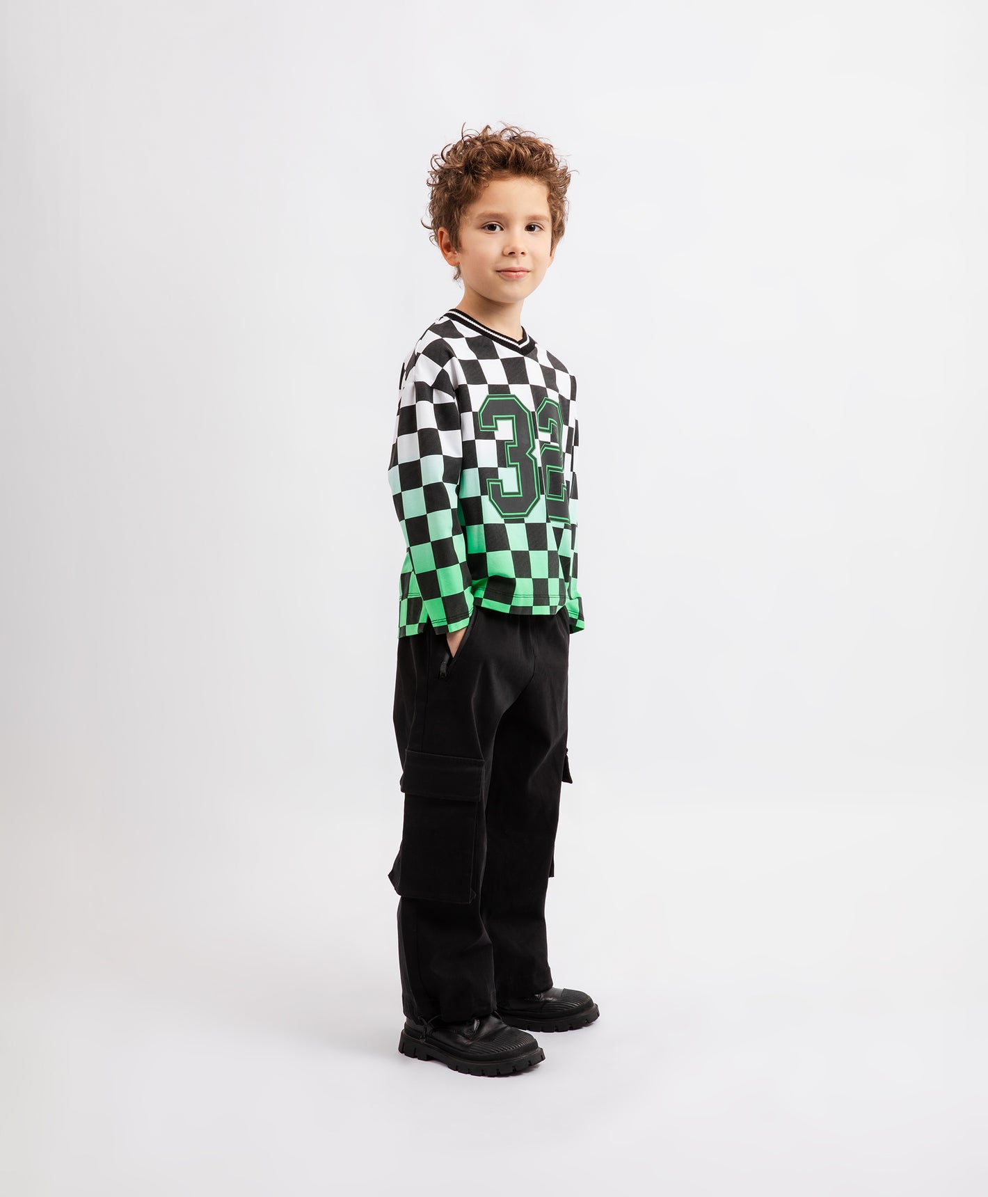Gulliver Trousers Black for Boys Mini - Drafting