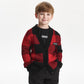 Gulliver Cardigan Red for Boys Mini - Tartan