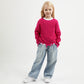 Gulliver Light Blue Wide Leg Denim Pants with Elastic Waist for Girl Mini-Smoothie