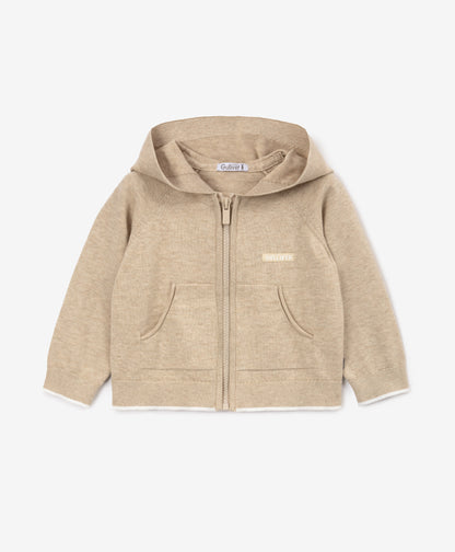 Gulliver Beige Cardigan for Boy Baby-Africa