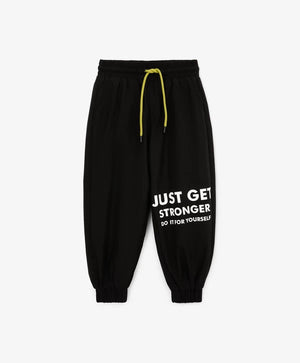 Gulliver Black Insulated Mid-Season Pants for Boys