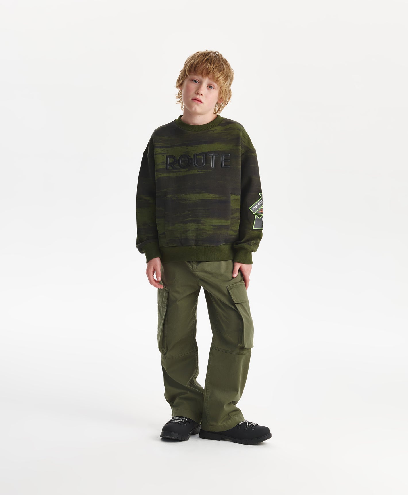 Gulliver Sweatshirt Khaki for Boys Junior-Viaduct