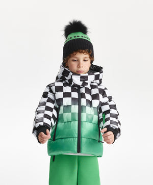 Gulliver Demi-season jacket Black and white for Boys Mini - Drafting