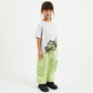 Gulliver Light Green Linen Cargo Pants for Girl Mini-Ecuador