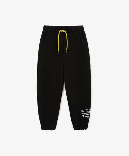 Gulliver Black Jogger Pants for Boys