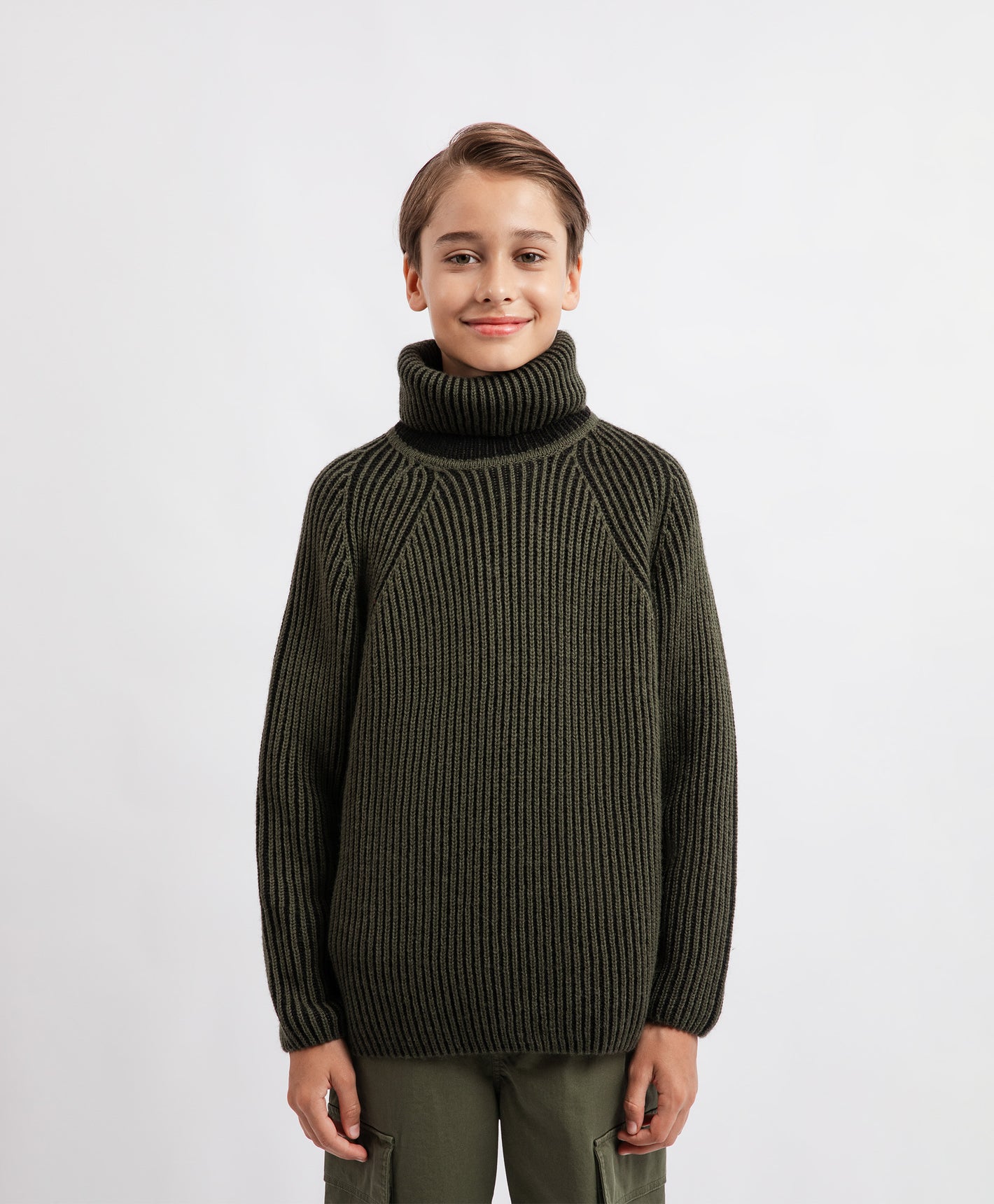Gulliver Sweater Khaki for Boys Junior-Viaduct